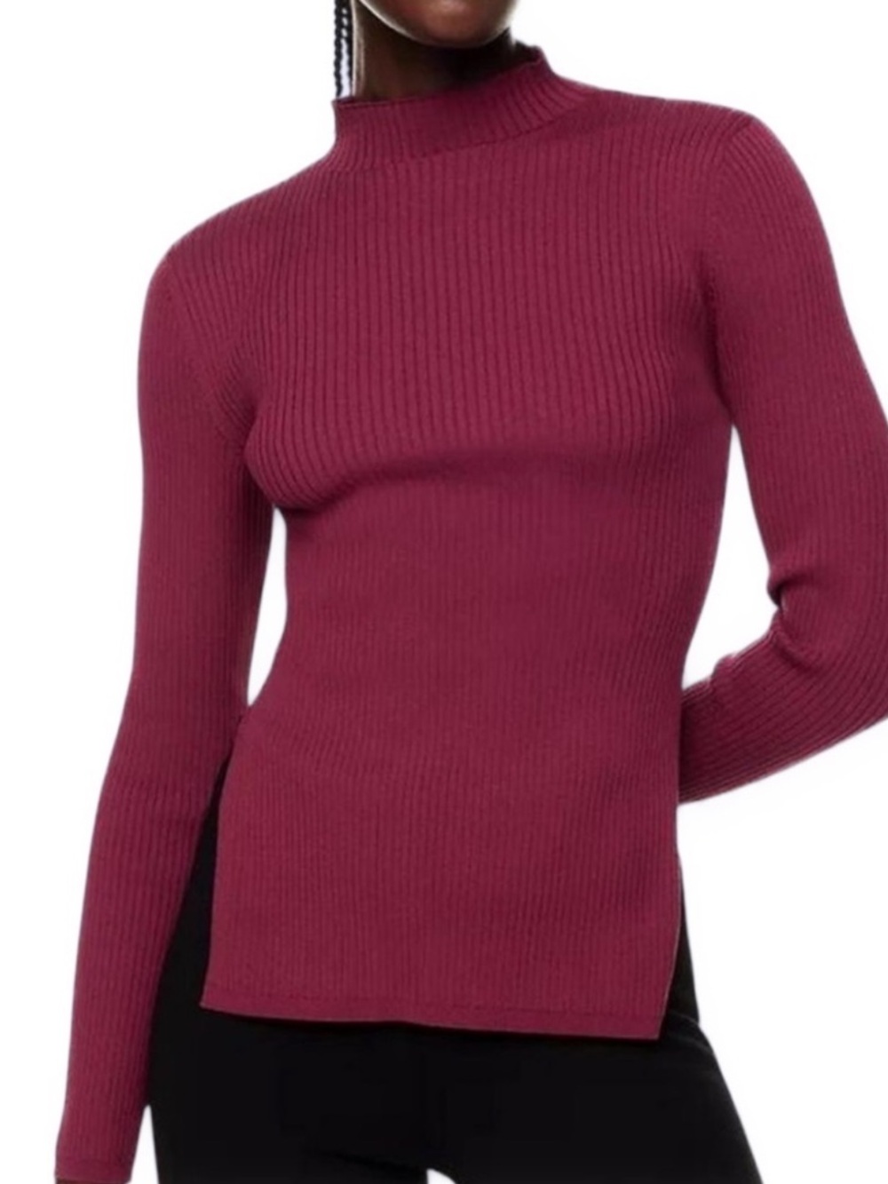Aritzia Babaton Knit TieBack Top